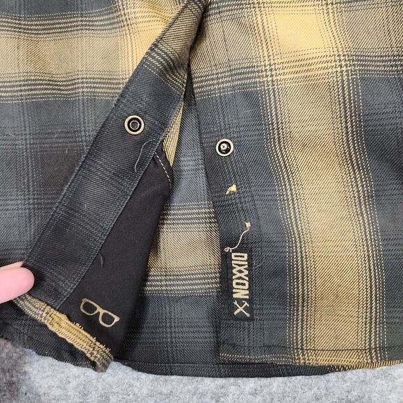Dixxon Flannel Co Mens M Medium The Panhandle Plaid Pearl Snap Button Down Shirt - Picture 9 of 13